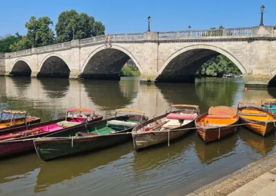 Richmond Bridge Boat Hire Sunny Day